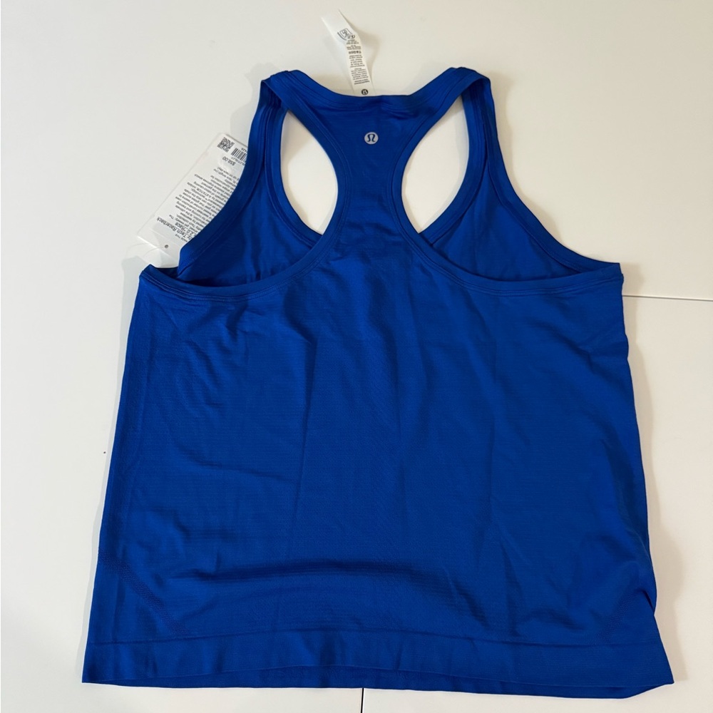 Women's Blue Racerback Tank Top